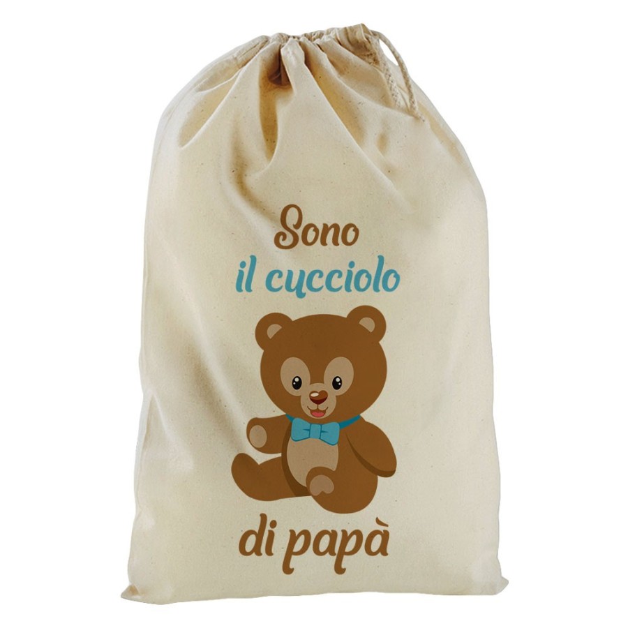 Sacchetto nascita bimbo sono il cucciolo di papà Per il papà