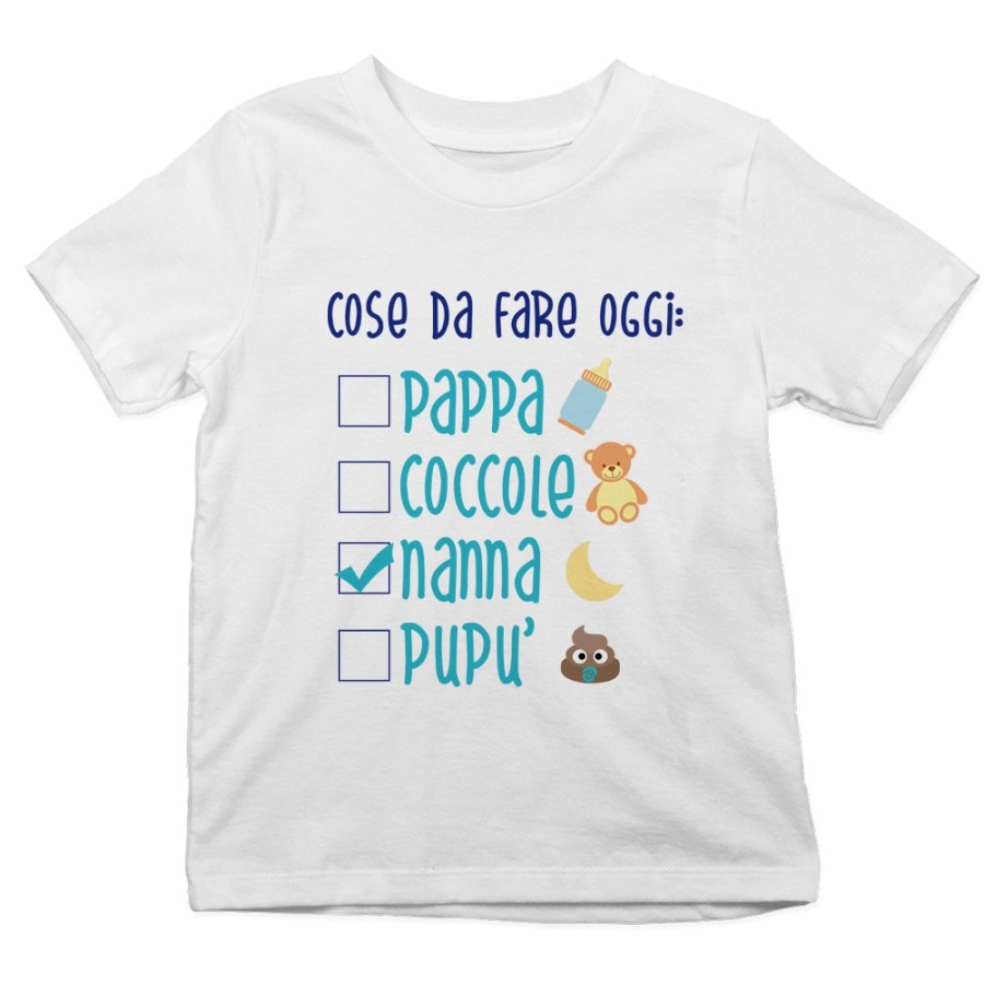 T-shirt bambino cose da fare oggi Divertenti