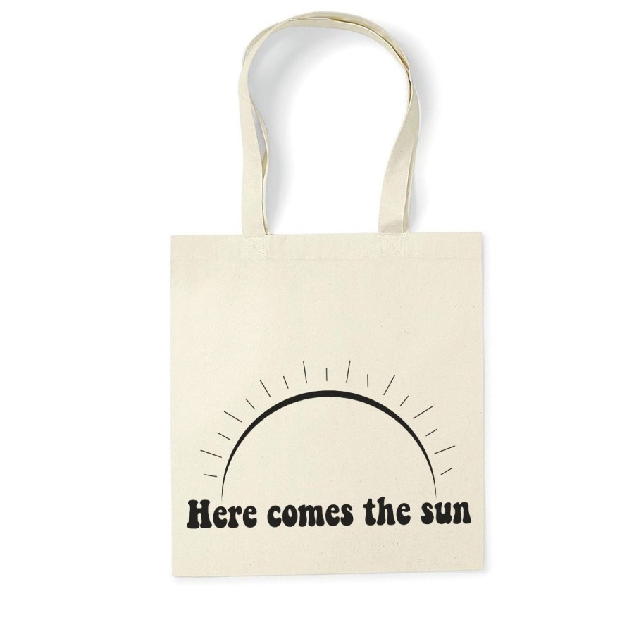 Shopper bag here comes the sun Frasi