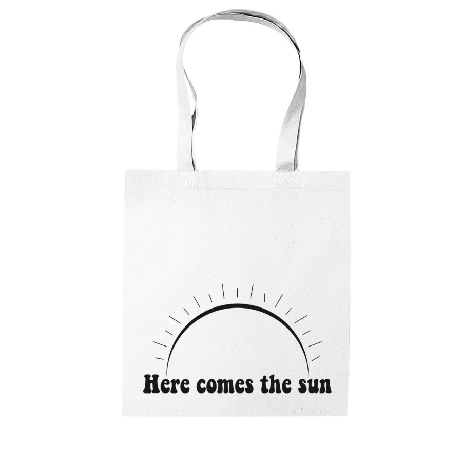 Shopper bag here comes the sun Frasi