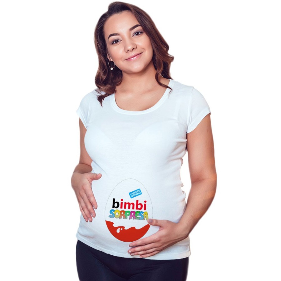 Maglia premaman bimbo sorpresa Pasqua