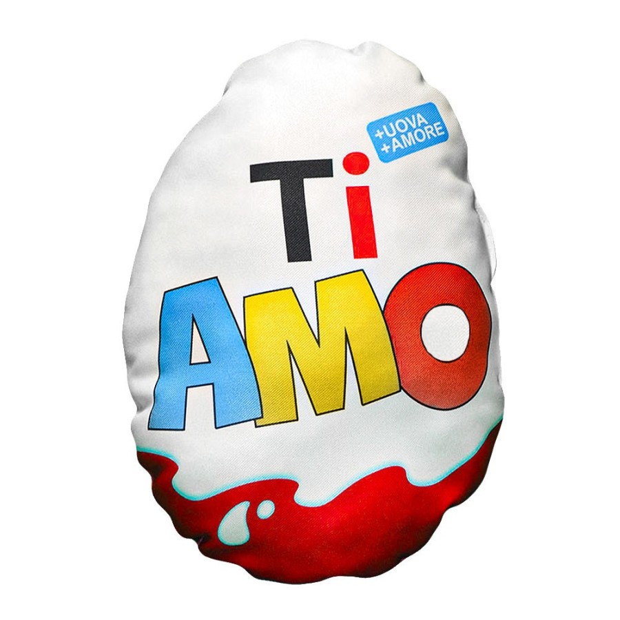 Cuscino a forma di ovetto ti amo Pasqua