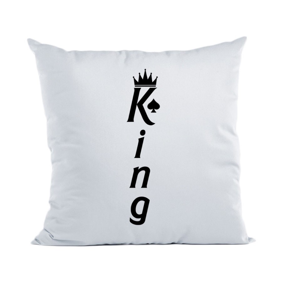 Cuscino personalizzabile con nome king verticale Love