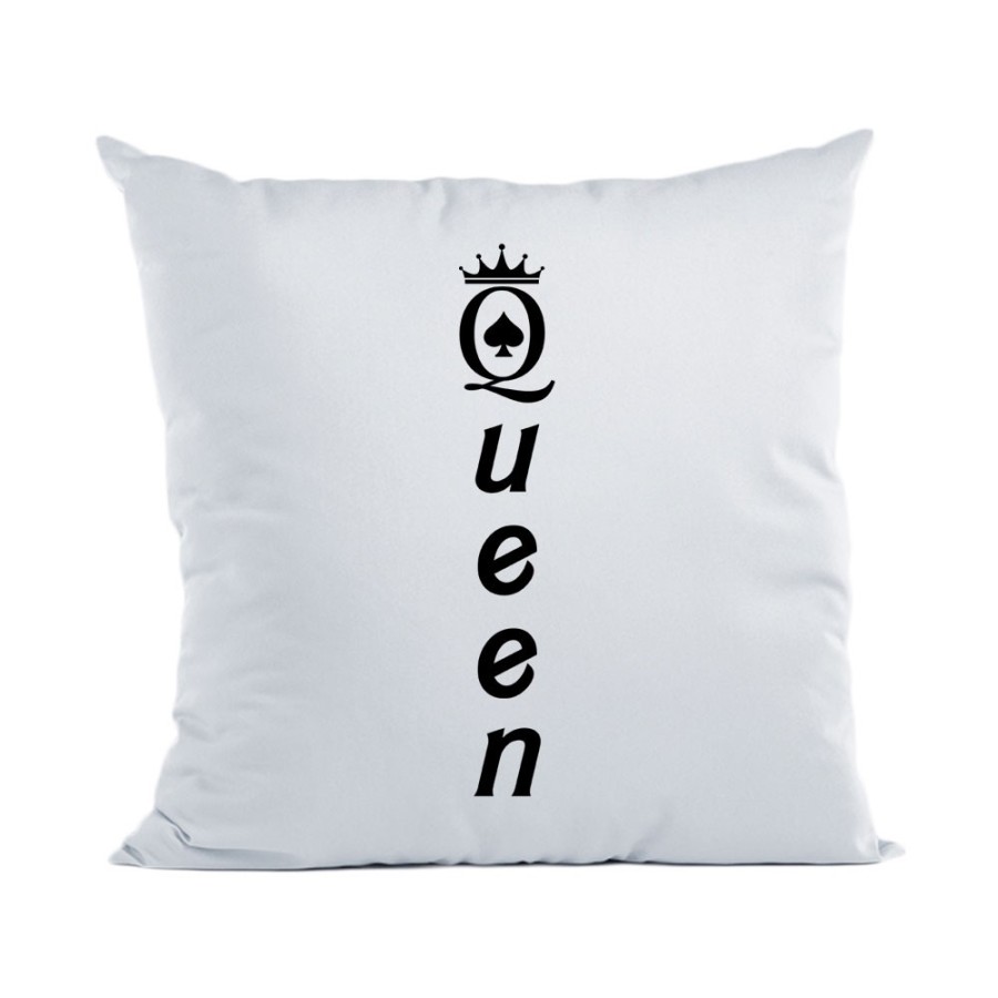 Cuscino personalizzabile con nome queen verticale Love