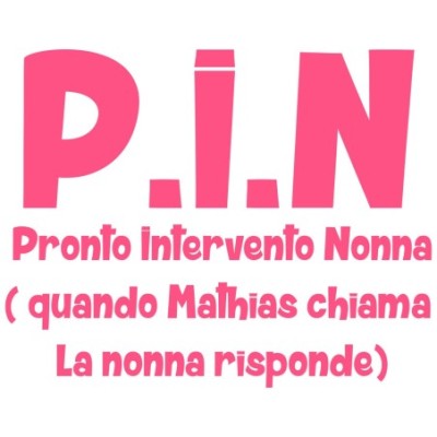 Personalizzata con nome pronto intervento nonna