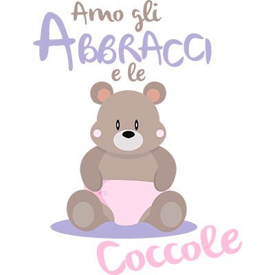 Amo gli abbracci e le coccole