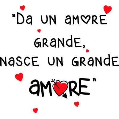 Da un amore grande nasce un grande amore