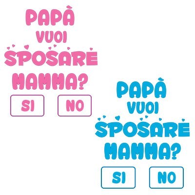 Papà vuoi sposare mamma ? si o no ?