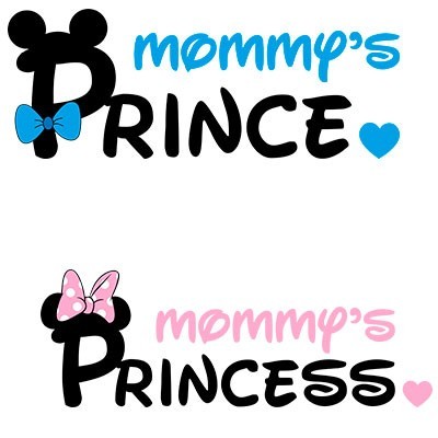 Mommy's prince princess mickey